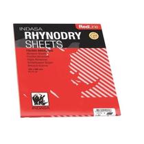 Kit com 50 lixas rhynodry red - indasa 25/p600 e 25/p800