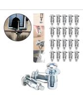 Kit com 50 Parafusos de Expansão com Bucha Integrada em Aço