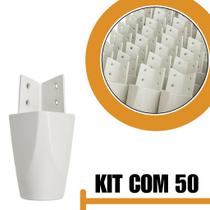 Kit Com 50 Pés Para Multiusos Móveis e GuardaRoupas em Plástico Resistente Galego Home Kit Com 50 Pés Para Multiusos Móveis e GuardaRoupas em Plástico Resistente Galego Home