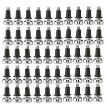 Kit com 50 Sapata Pé Nivelador Base 21mm Zincado