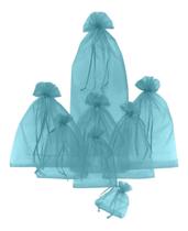 Kit Com 50 Saquinhos De Organza 10x15cm
