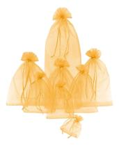 Kit Com 50 Saquinhos De Organza 10x15cm