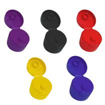 Kit com 50 Tampas Flip Top Batoque 28mm