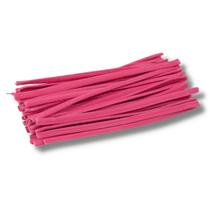 Kit Com 500 Unidades De Fecho Plástico Vermelho 8Cm