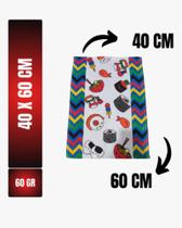 Kit Com 5un, Pano De Prato, Copa Felpudo Atoalhado, Estampas Variadas, 40x60cm, 60g, 85% Algodão Kit Com 5un, Pano De Prato, Copa Felpudo Atoalhado, Estampas Variadas, 40x60cm, 60g, 85% Algodão