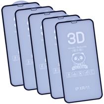 Kit com 5x Películas Vidro 3d 5d Para iPhone XR / iPhone 11