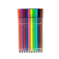 Kit com 6/12/24 canetas fine line ponta fina 0.4mm top.