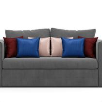 Kit com 6 Almofadas Luxuosas Várias Cores 35x35