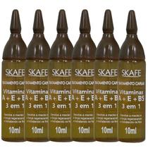 Kit Com 6 Ampolas De Tratamento Capilar Vitamina A + E + B5 6 un x10ml cada