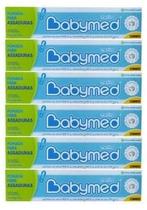 Kit Com 6 Babymed Pomada De Assaduras Azul Bebê Menino 45g