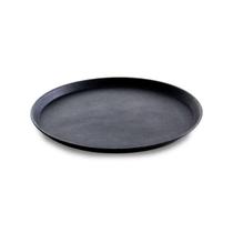 Kit Com 6 Bandejas Redondas Antiderrapante Para Garçom 35 cm