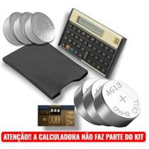 kit com 6 baterias LR44 / L1154f para calculadora HP12C Modelo Antigo kit com 6 baterias LR44 / L1154f para calculadora HP12C Modelo Antigo