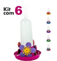 Kit com 6 Bebedouros Beija-Flor Mini 100 ml