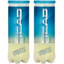 Kit com 6 Bola de Tenis Head PRO