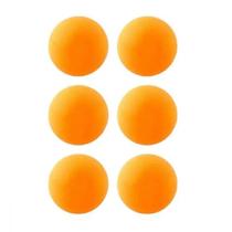 Kit Com 6 Bolas Bolinhas De Ping Pong Tenis de Mesa Branca