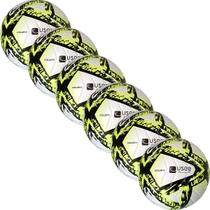 Kit com 6 Bolas de Campo Slick Futebol Profissional Original Usee Brasil