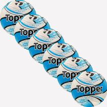 Kit Com 6 Bolas De Futebol Society Slick Usee Brasil Topper Original