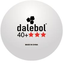 Kit com 6 bolinhas de tênis de mesa ping pong dalebol - 3 estrelas