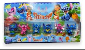 Kit Com 6 Bonecos Lilo E Stitch O Filme Brinquedo Infantil