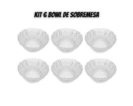 Kit Com 6 Bowls Málaga De Vidro De 350Ml