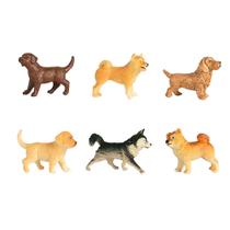 Kit com 6 cachorros miniaturas Toyng