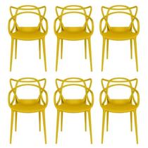 Kit com 6 Cadeiras para Sala de Jantar Allegra Solna Kit com 6 Cadeiras para Sala de Jantar Allegra Solna