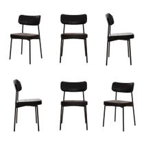 Kit com 6 Cadeiras para Sala de Jantar Mona Yescasa