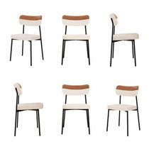 Kit com 6 Cadeiras para Sala de Jantar Mona Yescasa
