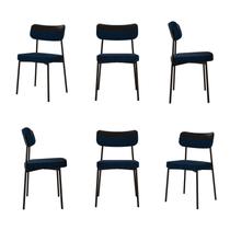 Kit com 6 Cadeiras para Sala de Jantar Mona Yescasa