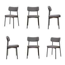 Kit com 6 Cadeiras para Sala de Jantar Mona Yescasa Kit com 6 Cadeiras para Sala de Jantar Mona Yescasa