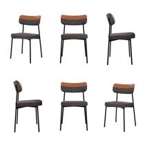 Kit com 6 Cadeiras para Sala de Jantar Mona Yescasa Kit com 6 Cadeiras para Sala de Jantar Mona Yescasa