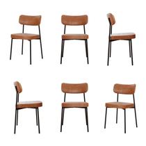 Kit com 6 Cadeiras para Sala de Jantar Mona Yescasa