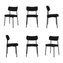 Kit com 6 Cadeiras para Sala de Jantar Mona Yescasa Kit com 6 Cadeiras para Sala de Jantar Mona Yescasa