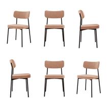 Kit com 6 Cadeiras para Sala de Jantar Mona Yescasa