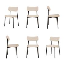 Kit com 6 Cadeiras para Sala de Jantar Mona Yescasa