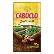 Kit com 6 Café Torrado e Moído Caboclo Vácuo 250g - Tradicional