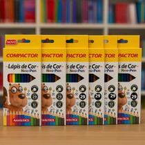 Kit com 6 Caixas Compactor Neo-Pen Lápis de Cor 12 Cores Kit com 6 Caixas Compactor Neo-Pen Lápis de Cor 12 Cores