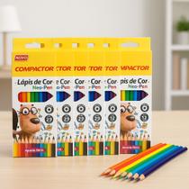 Kit com 6 Caixas Compactor Neo-Pen Lápis de Cor 12 Cores Kit com 6 Caixas Compactor Neo-Pen Lápis de Cor 12 Cores