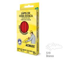 Kit com 6 Caixas Lápis de Cera Estaca - Acrilex