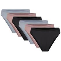 Kit com 6 Calcinhas Adulto Biquini Trifil