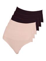 Kit com 6 Calcinhas Alta Hope 33110 Colorido Kit com 6 Calcinhas Alta Hope 33110 Colorido