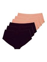 Kit com 6 Calcinhas Biquíni Hope 38800 Colorido Kit com 6 Calcinhas Biquíni Hope 38800 Colorido