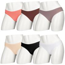 Kit Com 6 Calcinhas Biquini Poliamida Sem Costura Hoahi Kit Com 6 Calcinhas Biquini Poliamida Sem Costura Hoahi