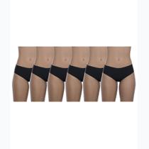 Kit com 6 Calcinhas Boneca BR Lingerie 1149 Corte à Laser
