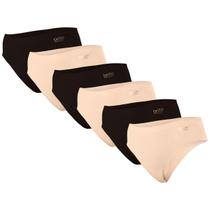 Kit Com 6 Calcinhas de Laser Cut Adulto Feminino Delrio