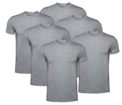 Kit com 6 Camisetas Básicas Algodão Mescla Tamanho P Kit com 6 Camisetas Básicas Algodão Mescla Tamanho P