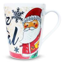 Kit Com 6 Canecas Porcelana Natal Enfeite Natalino Presente Kit Com 6 Canecas Porcelana Natal Enfeite Natalino Presente