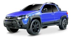 Kit Com 6 Carros Pick-Up FireBlade Fiat Strada Adventure Brinquedo Infantil Colecionável Para Customizar E Decorar Omg