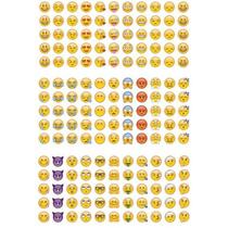 Kit com 6 cartelas principais emojis