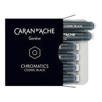 Kit com 6 Cartuchos Caran D'ache Chromatics Cosmic Black